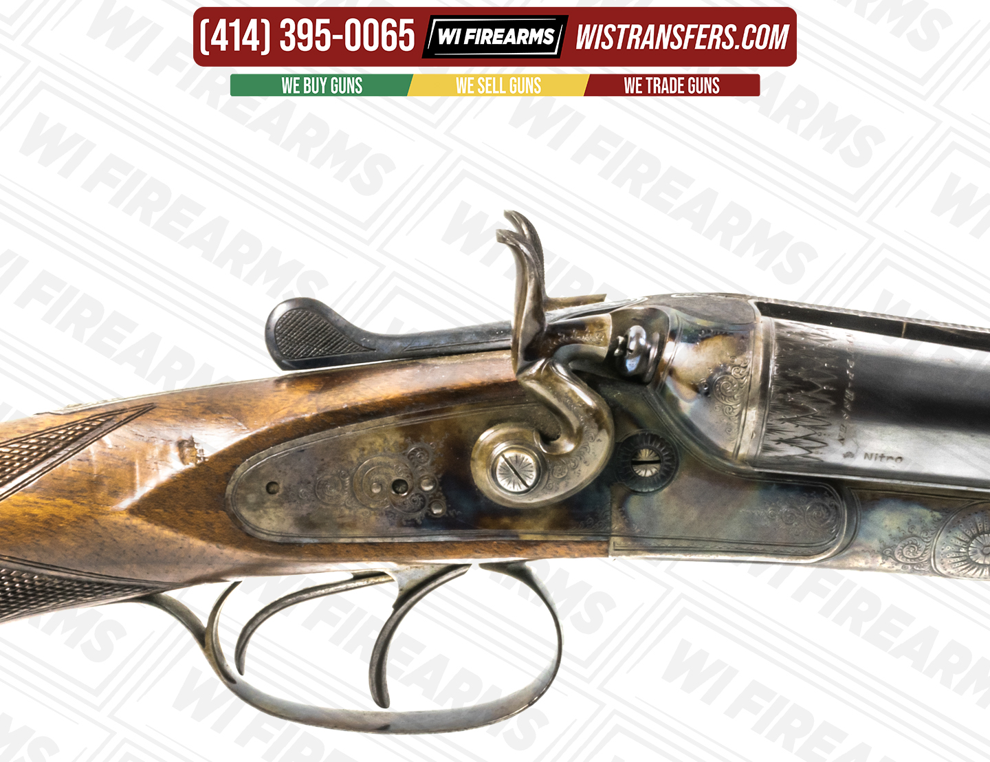 F.W. Kessler Suhl SxS Shotgun, 16ga, Side by : Shotguns